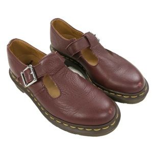 LIKE NEW DR MARTENS RED MARY JANES